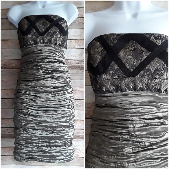 Nicole Miller Dresses & Skirts - Nicole Miller, cocktail, tapestry, strapless, bone
